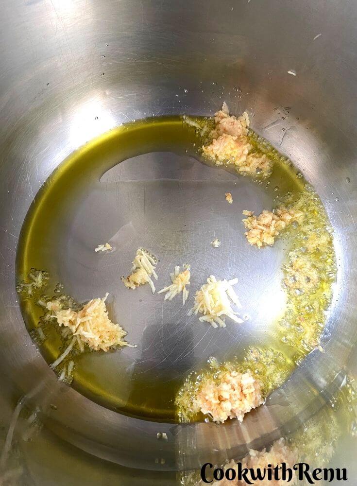 Garlic and Ginger in Instant Pot