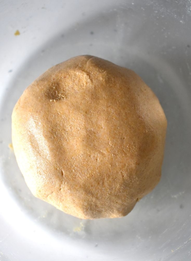 The kneaded dough