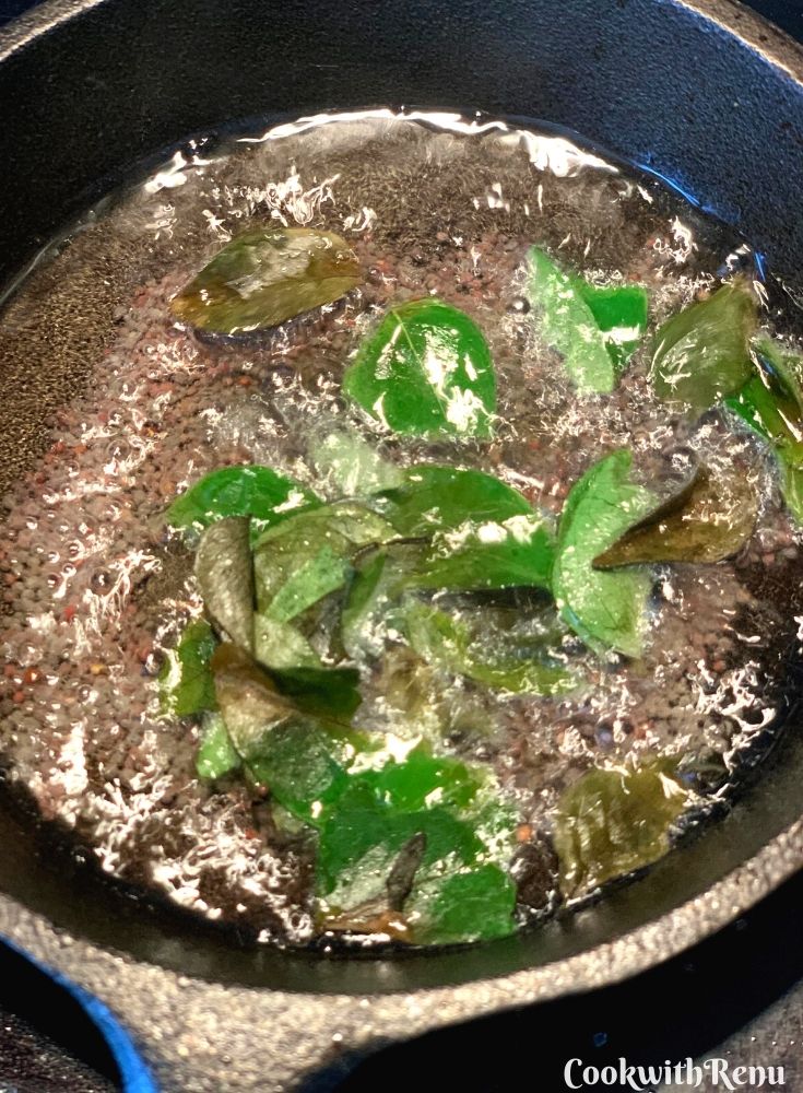 Tempering for Chutney