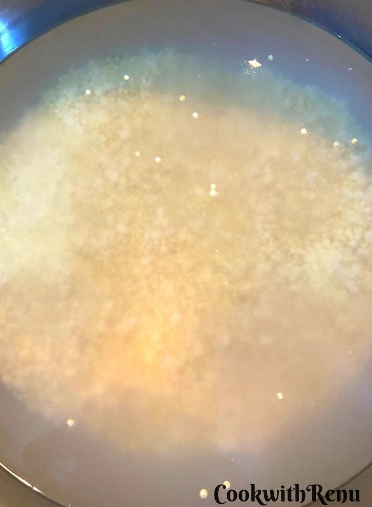 Soaked Millet & Split Black Gram Dal