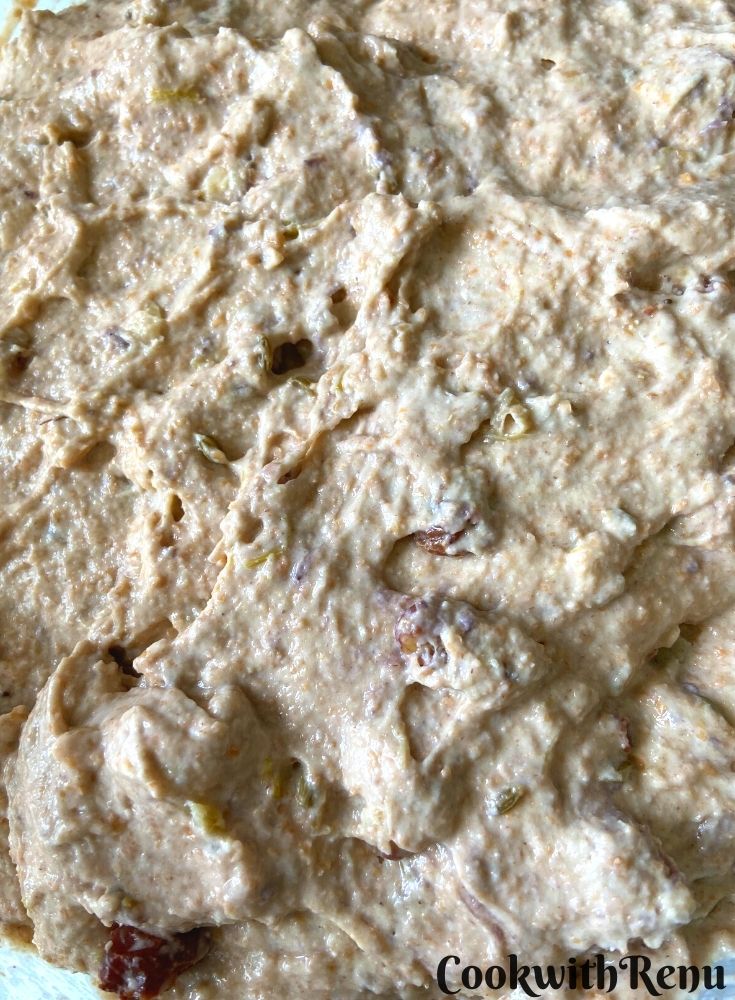 Close up look of fermente and stretched dough