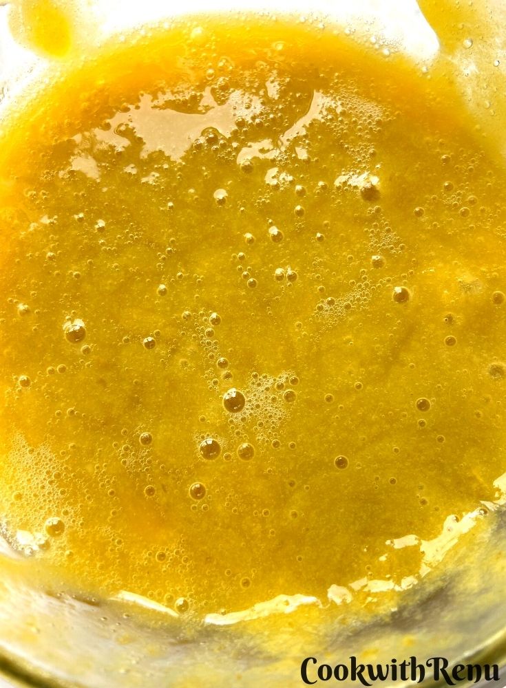 Extracted Pulp of raw mango