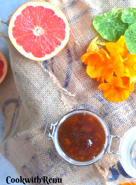 Instant Pot Nasturtium Grapefruit Marmalade Cook With Renu
