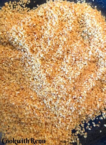 Roasting of Broken Wheat