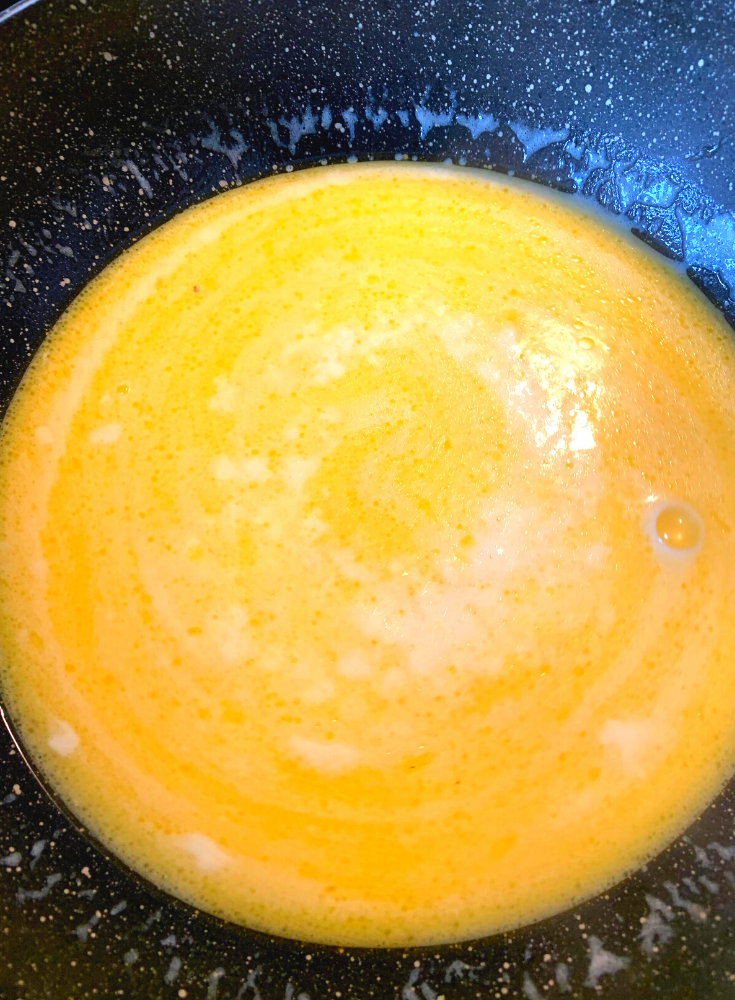 Cream and Milk getting mixed