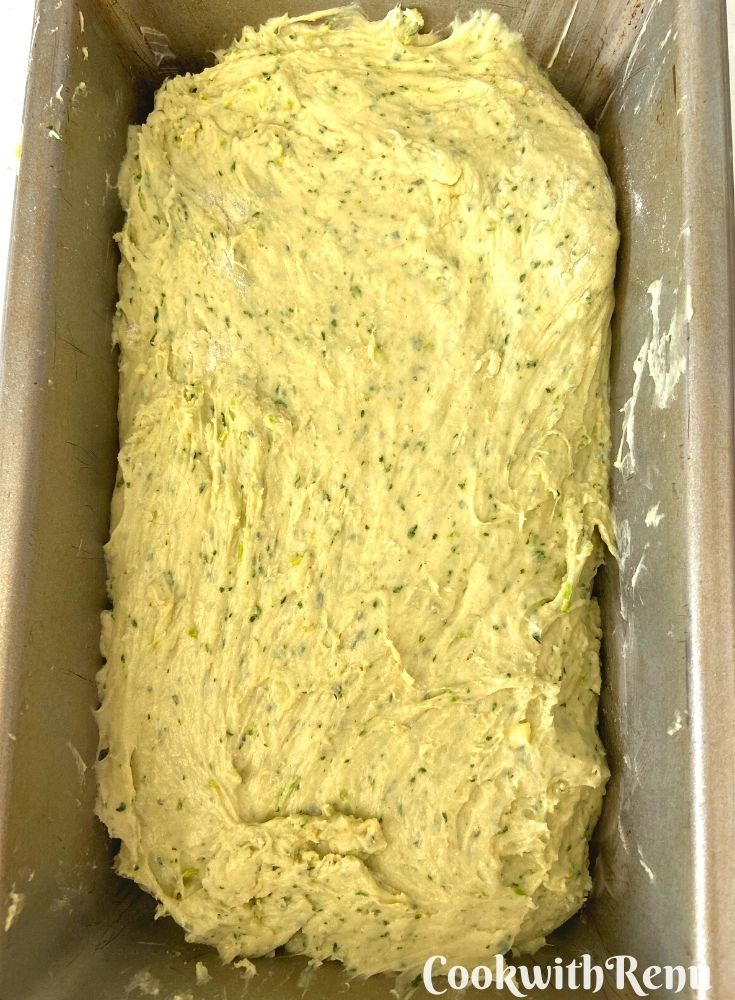 Loaf getting proofed in a pan