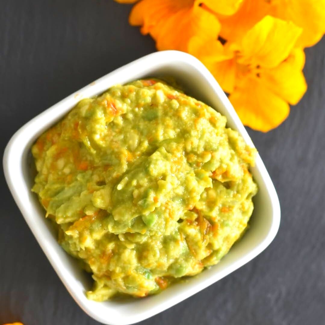 Nasturtium Blossoms Avocado Guacamole
