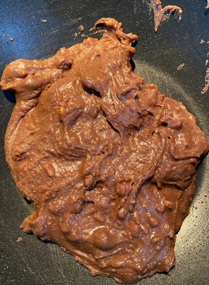 The complete mixture ready