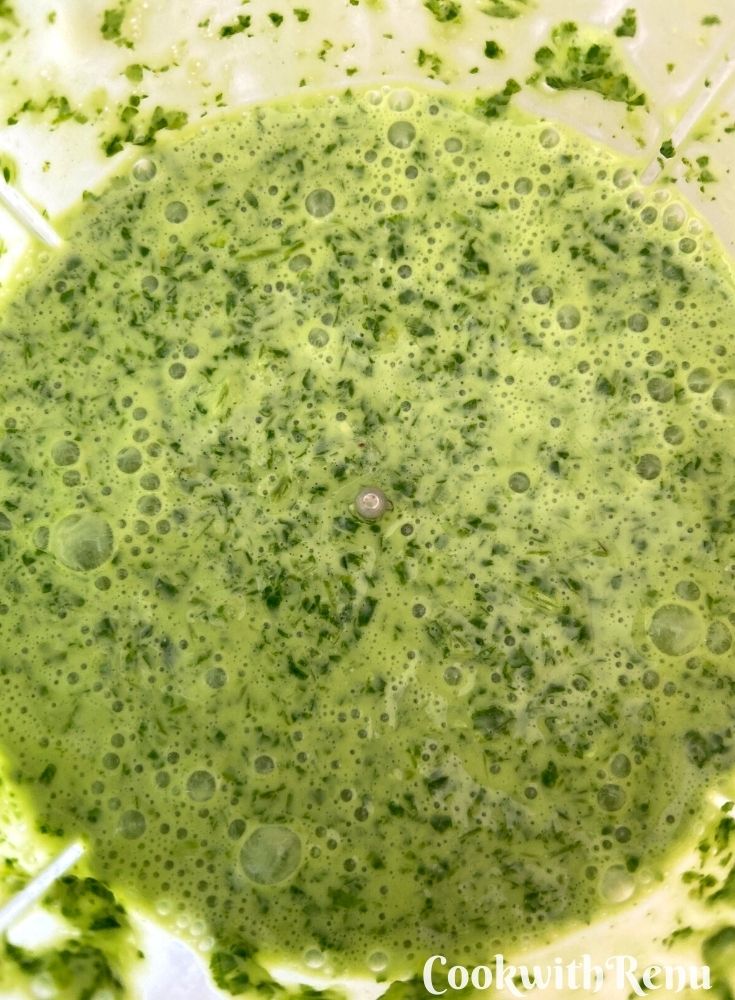 Yogurt and Nasturtium Mixture