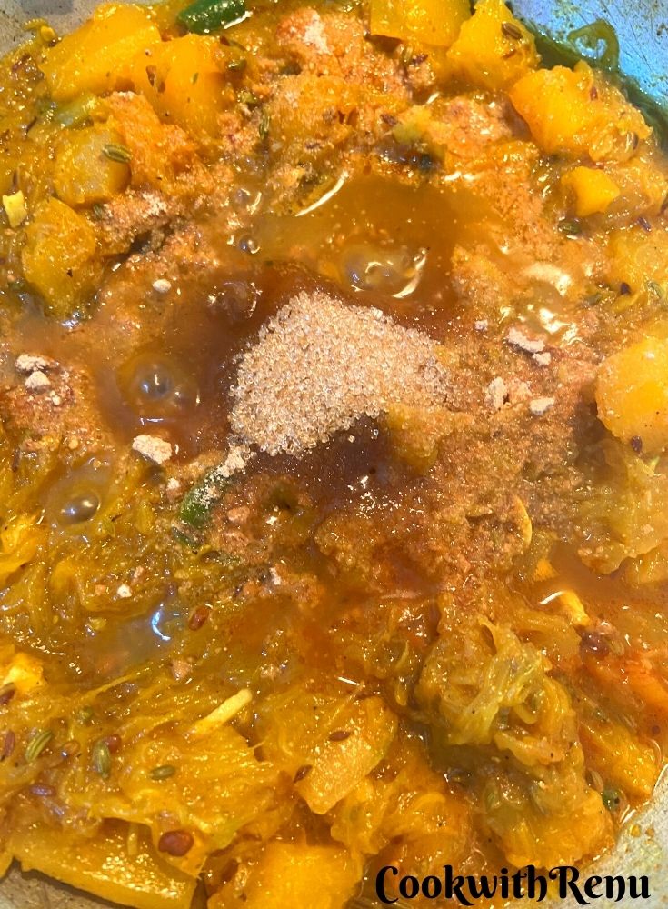 Adding of Sugar