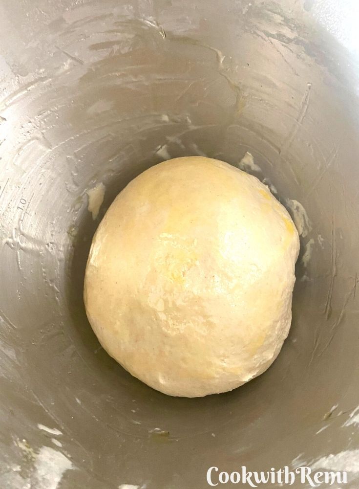 Dough ready to be proved