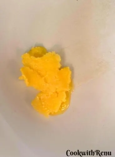 Ghee being melted