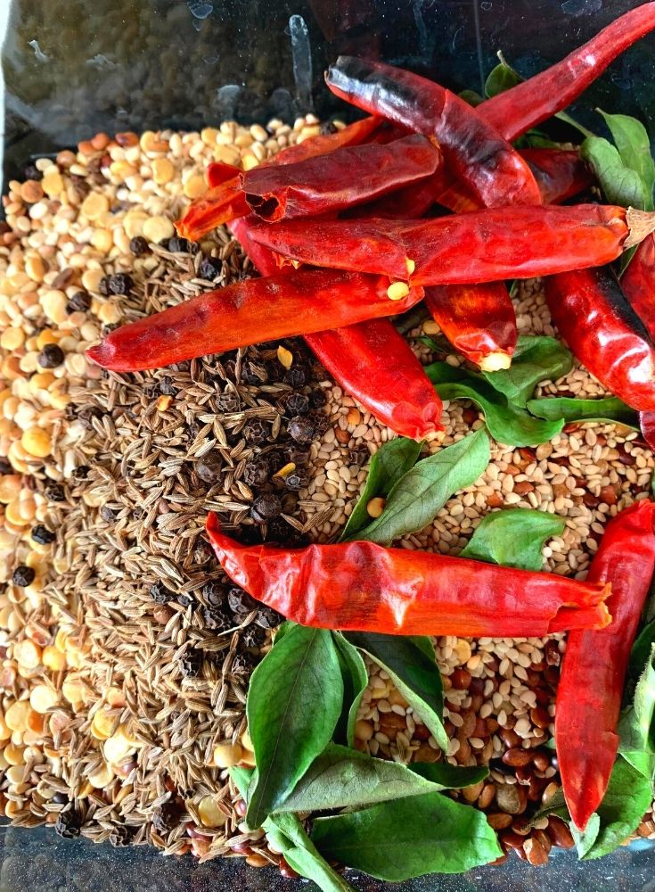 All Ingredients roasted and getting cooled