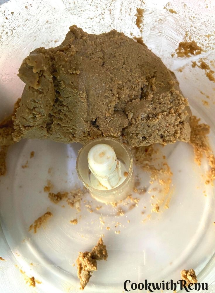 Butter formed in a ball shape