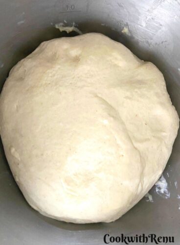 Dough ready to be proved