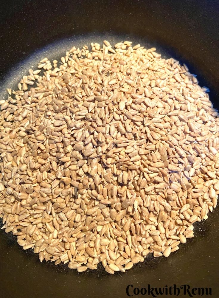 Seeds Getting roasted