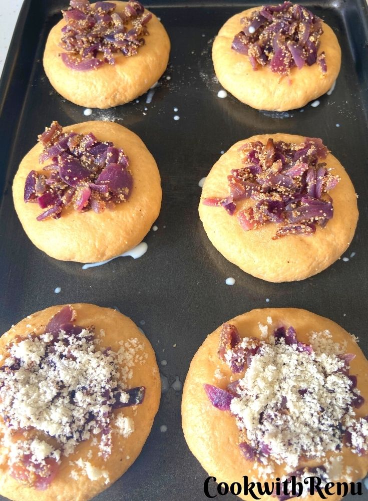 Flatbread ready to be baked