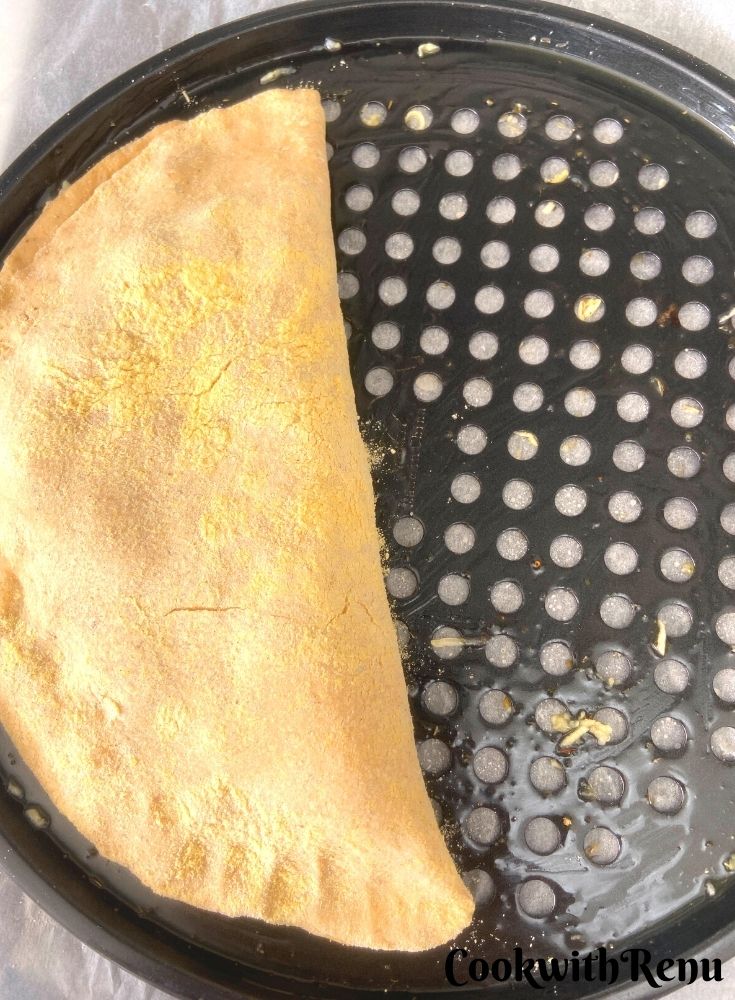 Garlic breadsticks ready to be baked