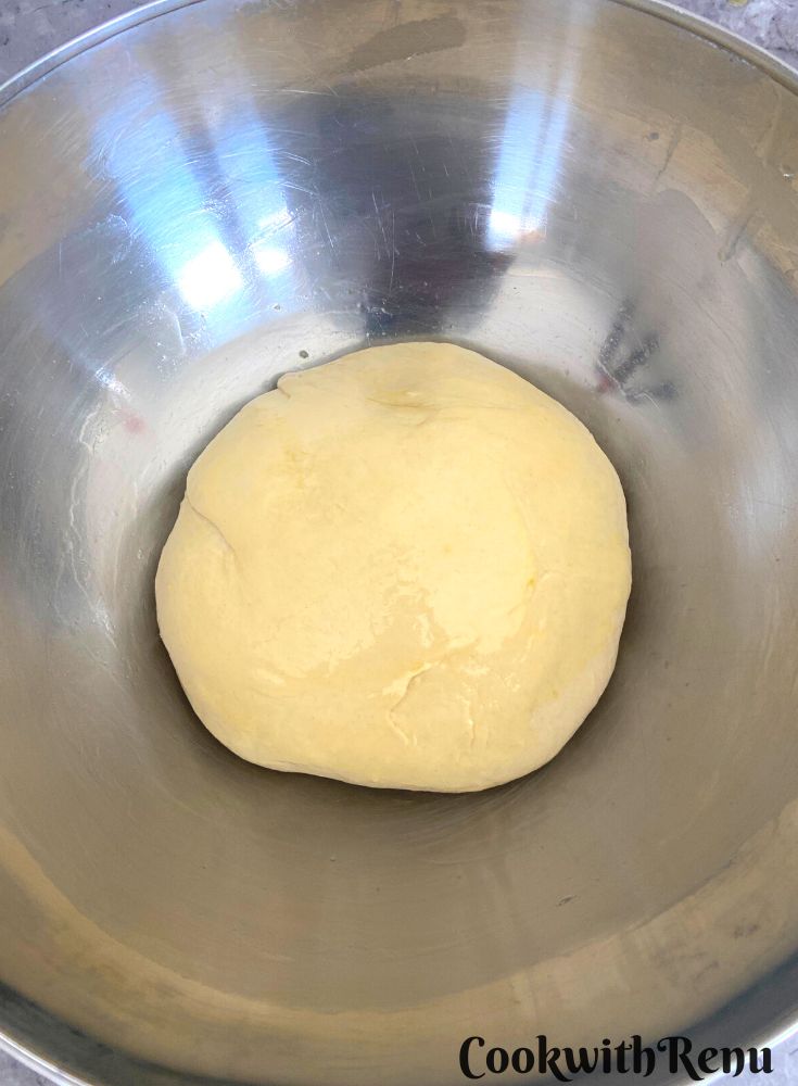 Dough ready to be proofed