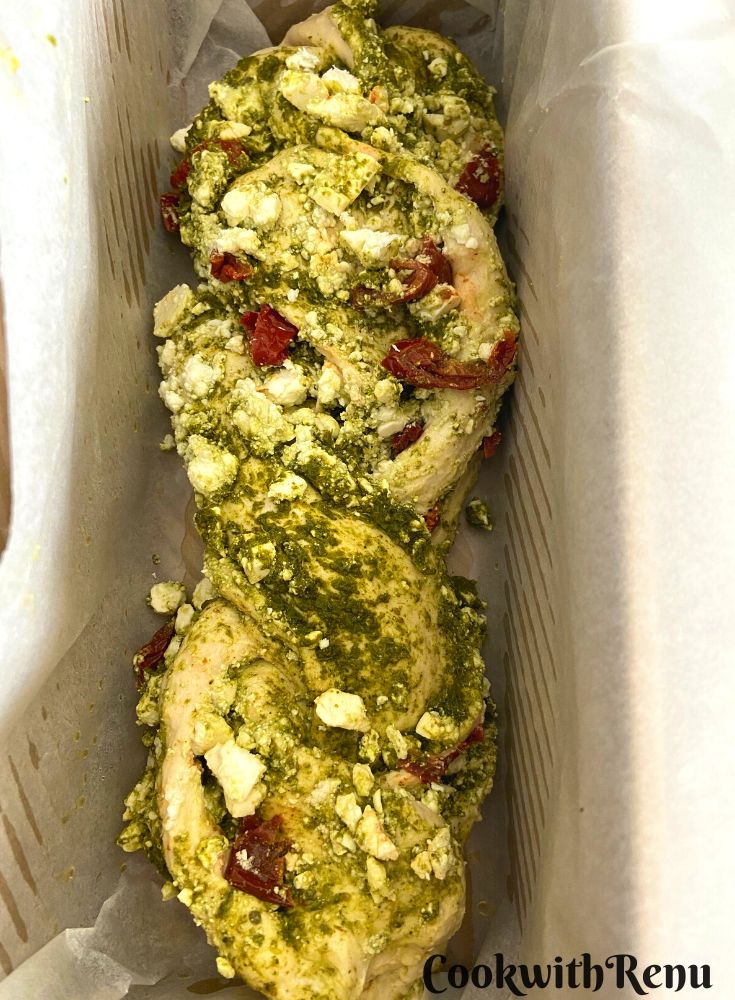 Loaf ready to be proofed