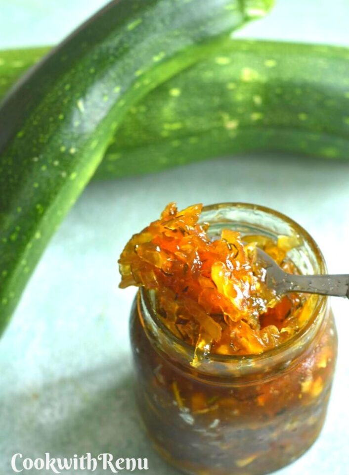 Lemon Ginger Zucchini Marmalade Cook With Renu