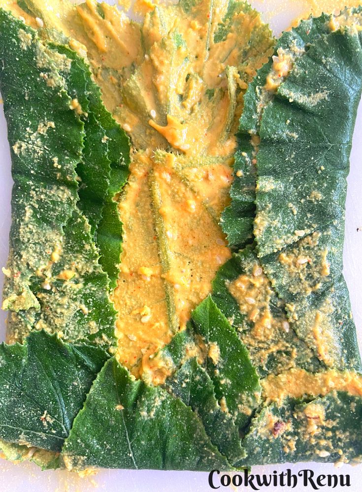 Starting sealing of the log from one end, rolling off to reach the other.