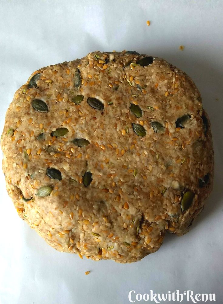 Dough for crispbread