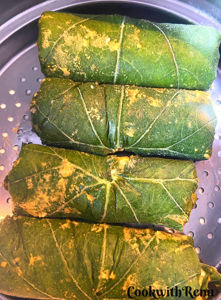 Patra Logs ready to be steamed arranged in a steamer.