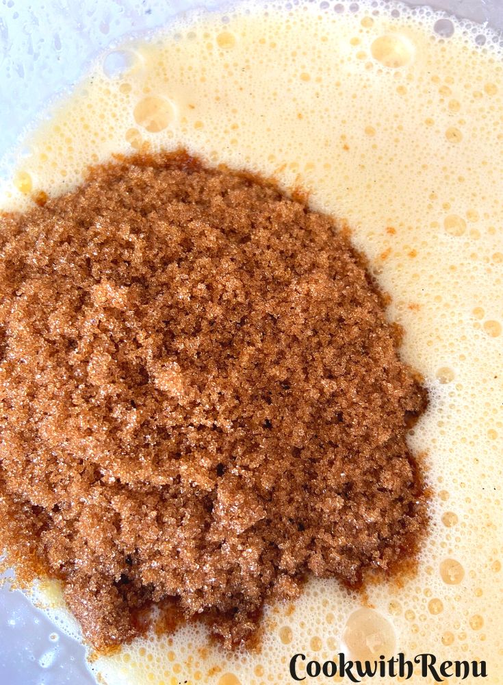 Sugar Added to wet ingredients