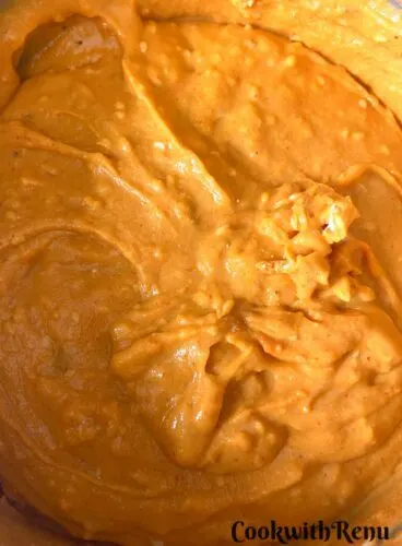 The mixed batter for Patrodo.