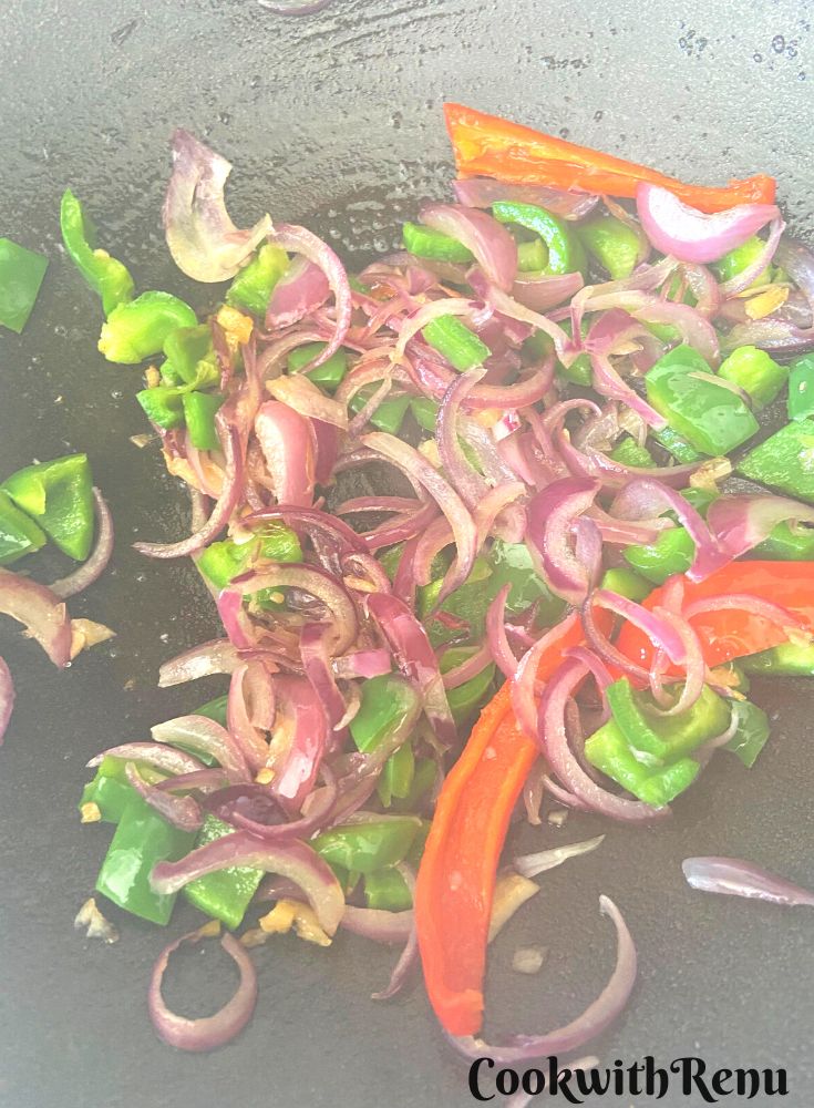 Veggies getting cooked