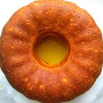 German Bundt cake soaked in orange syrup.