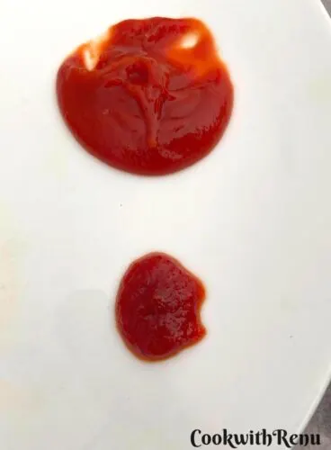 The ketchup ready test.