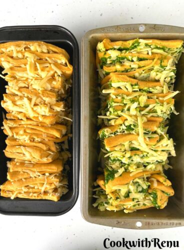 Bread Layered with Cheese and Herbs