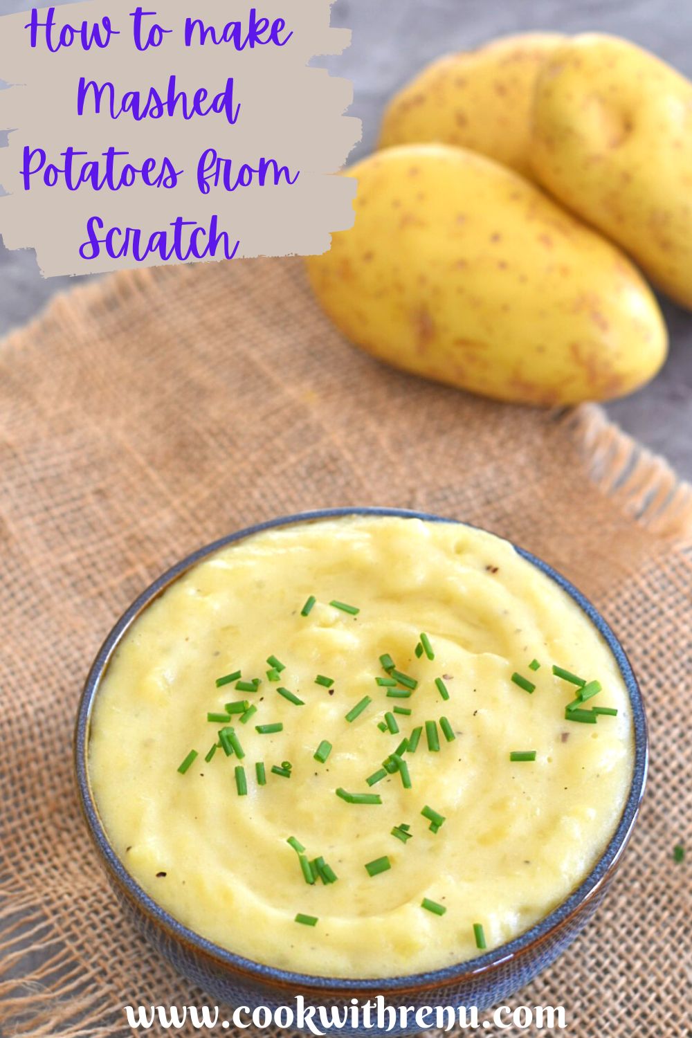 How To Make Mashed Potatoes (Without Butter or oil) Cook With Renu