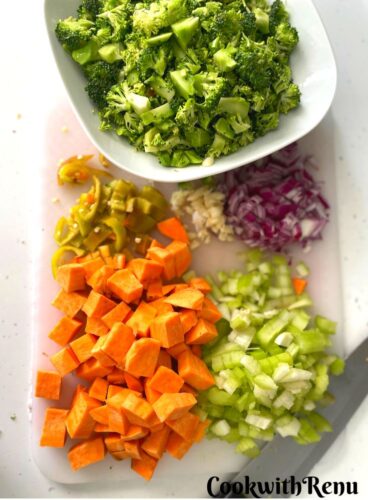 The Veggies for Chowder