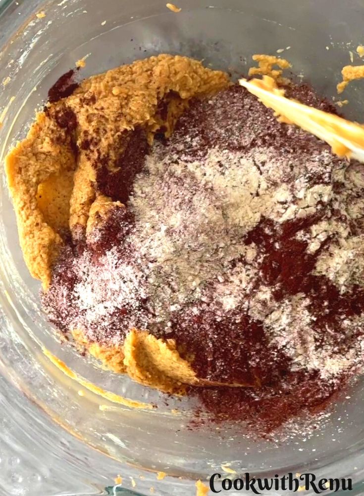 Flour mixture for cookies.