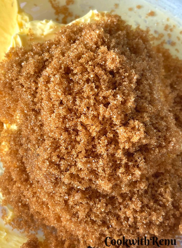 Sugar added to butter.