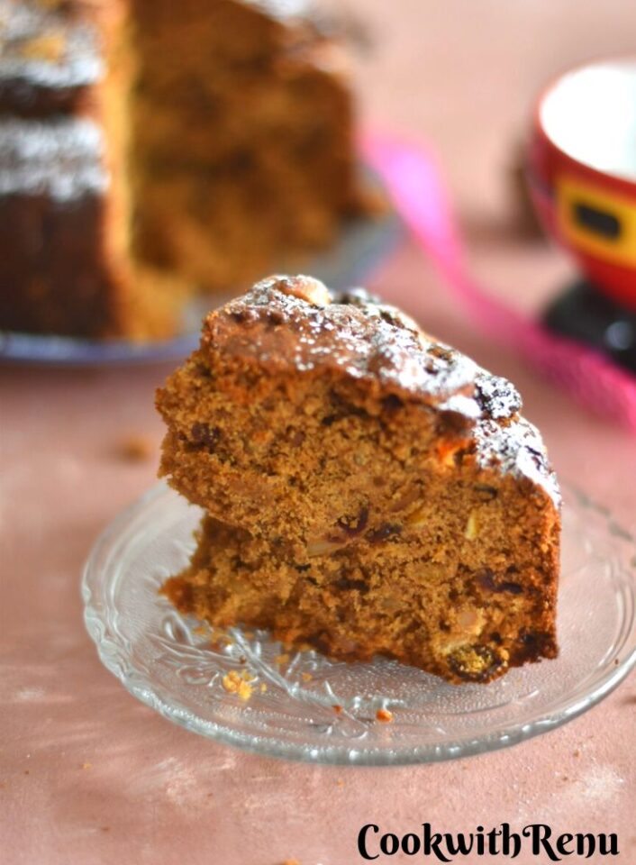 Vegan Kerala Plum Cake - Cook With Renu