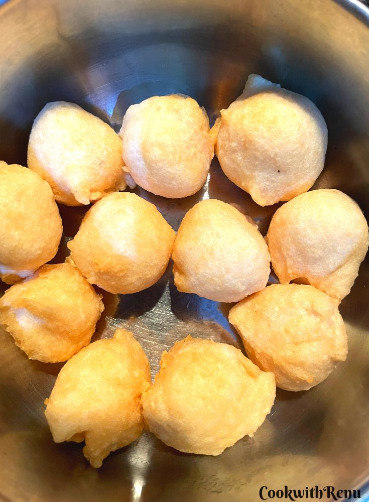Fried Lentil fritters.