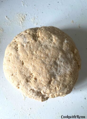 Ready dough for Irish soda bread.