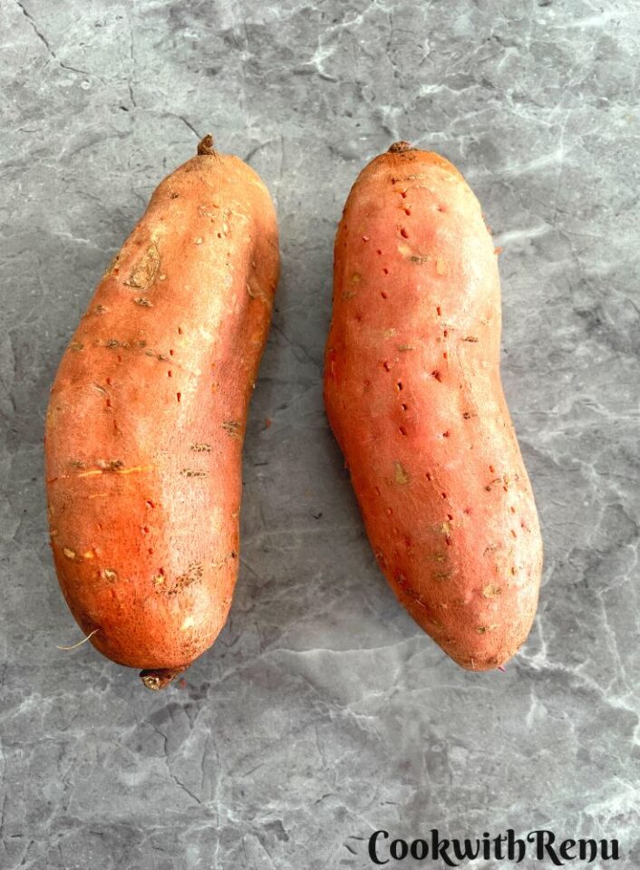 Air Fryer Whole Sweet Potatoes (OilFree) Cook With Renu