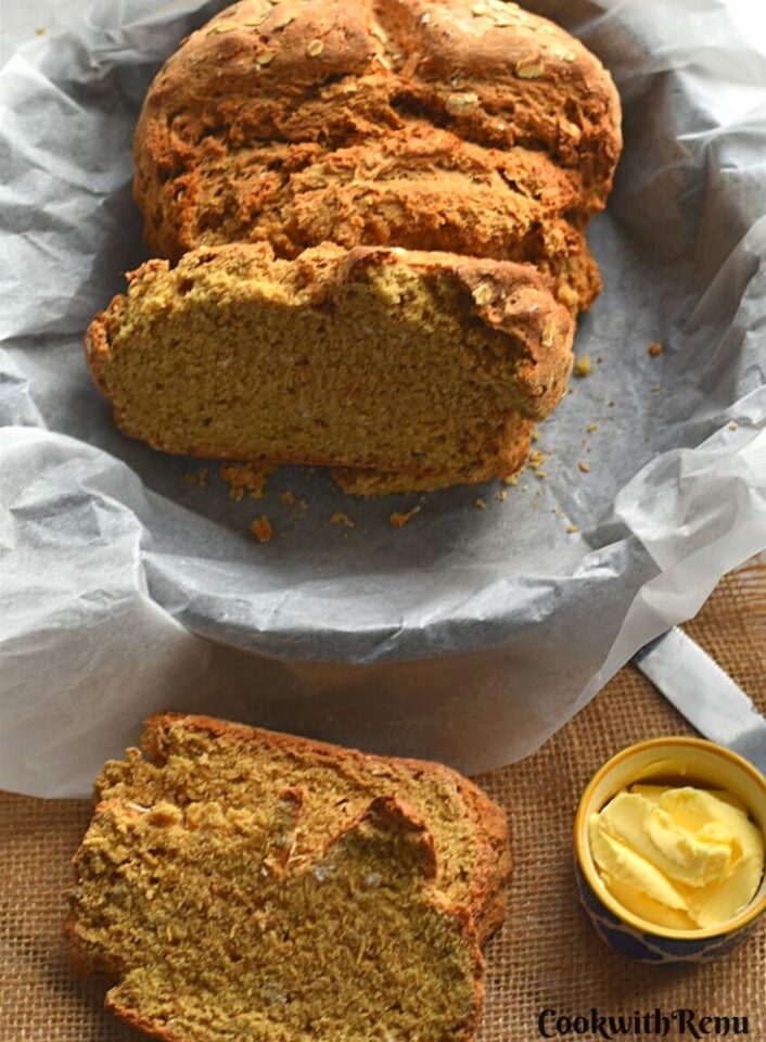 Whole Wheat Irish soda bread Cook With Renu