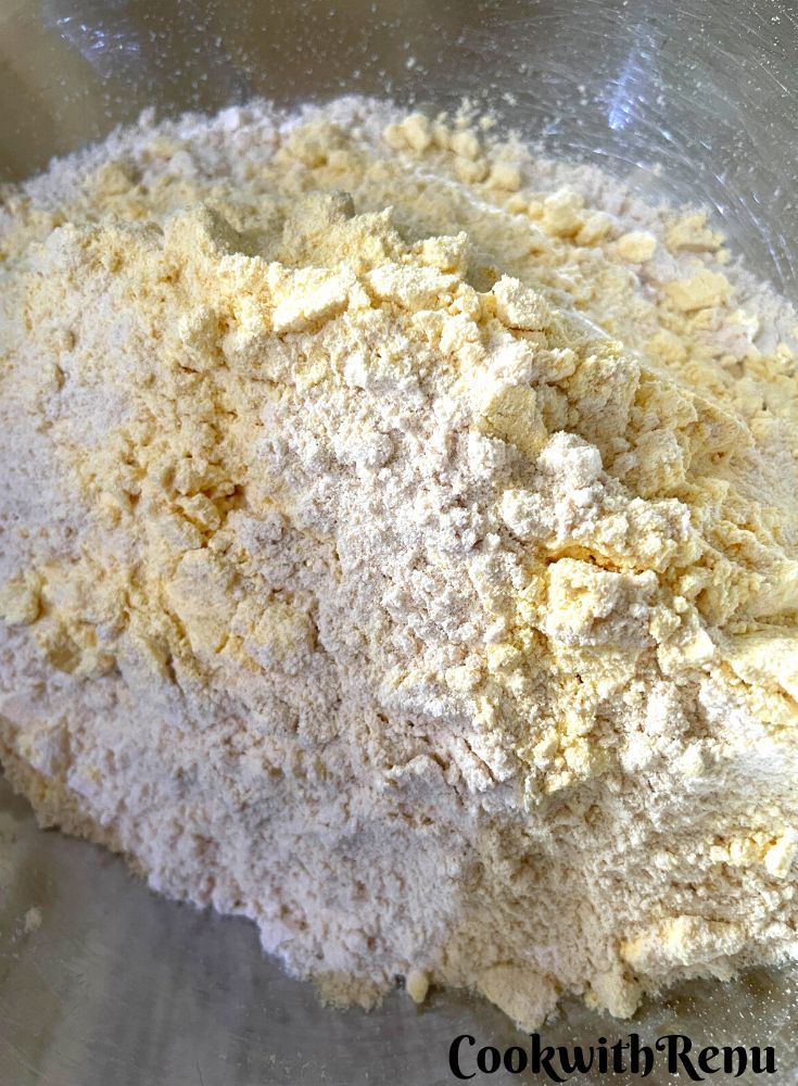 Sifted Dough in a bowl.