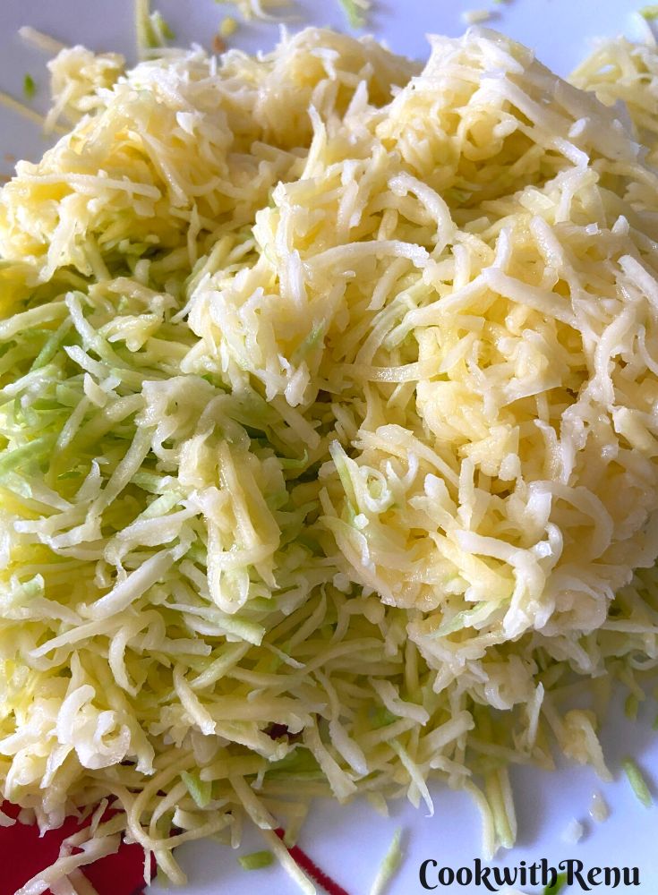 Grated Raw Mango.