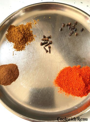 Spices for Instant Mango Preserve
