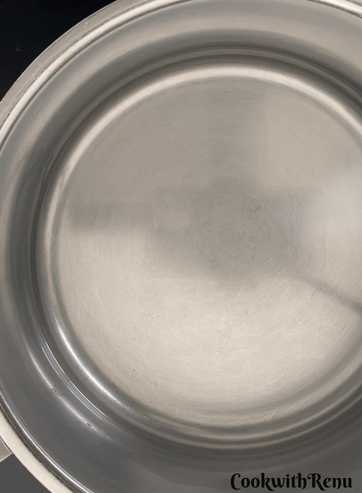 Water boiling in Pot.