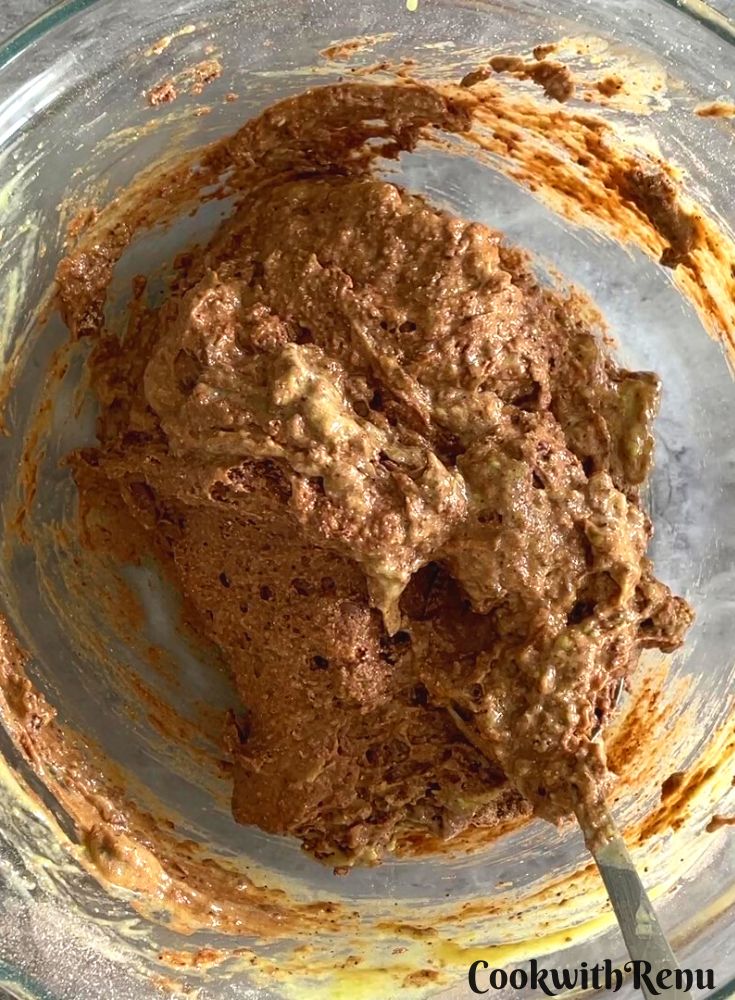 Wet Ingredients in a bowl.