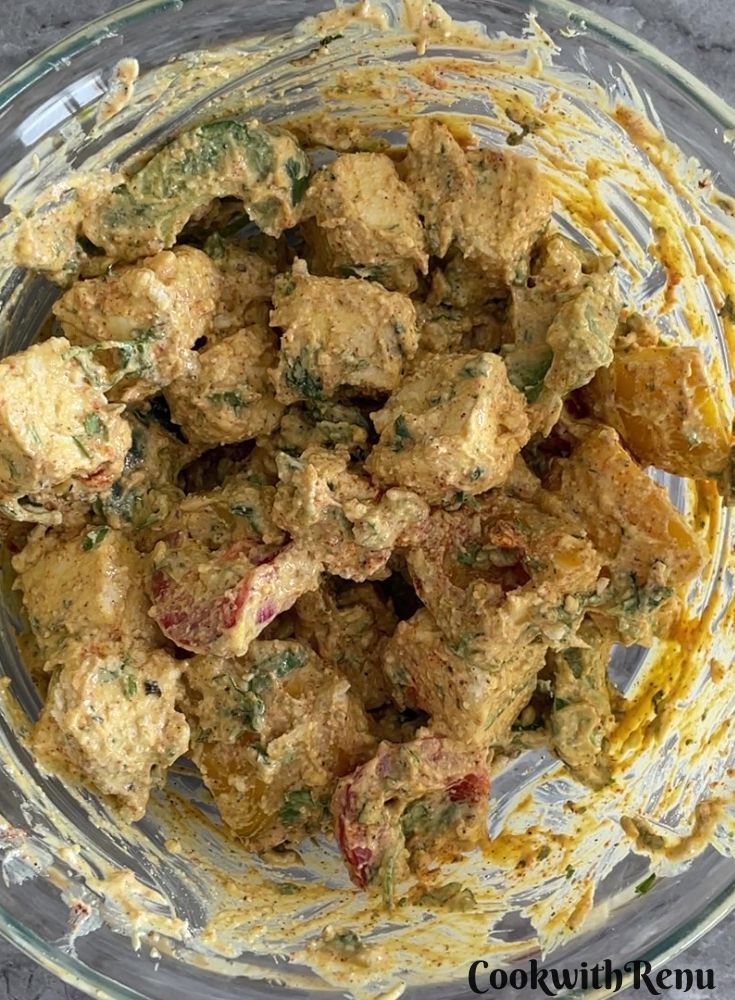 Marinated Paneer