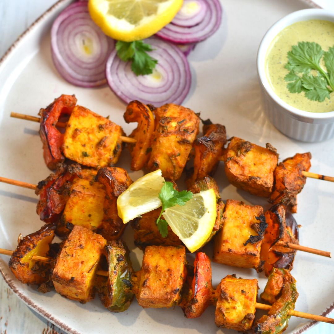 Paneer Tikka (Tofu Tikka & Vegetables)